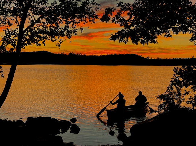 Sunset Waverley, Nova Scotia, CA