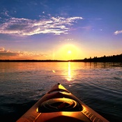 sheridan lake sunset paddle