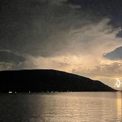 Thunder and lightning show over Kelowna