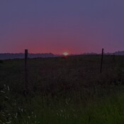 Sunset near Stanger