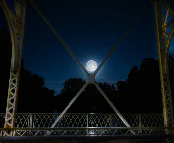 Truss bridge moon Ottawa, Ontario | K1M 2K1