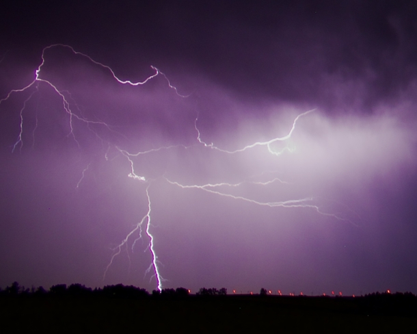 Nocturnal Thunderstorm Wimborne, Alberta, CA