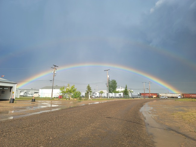 Double Rainbow in Warman Sask Warman, SK