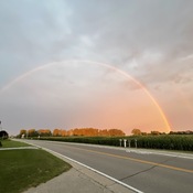 Double Rainbow over Lake Erie near Port Bruc3