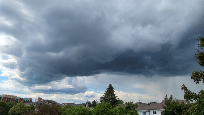 Threatening clouds. Newmarket, ON