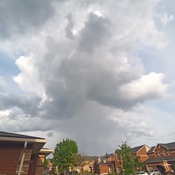Thunderstorm stalled over Whitby, and ON