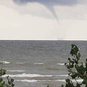 Water Spout at Delta Beach