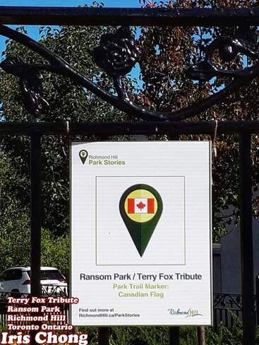 Sept 18 2022 26C Annual Terry Fox Run return! Marathon of Hope - Ransom Park Richmond Hill, ON
