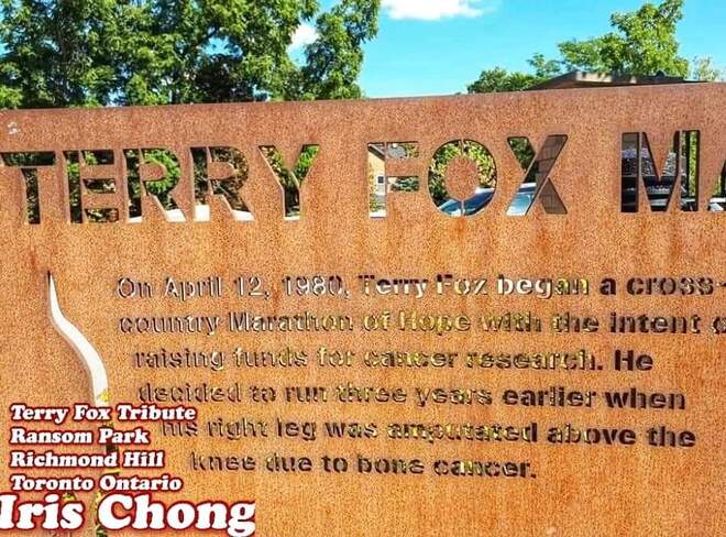 Sept 18 2022 26C Annual Terry Fox Run return! Marathon of Hope - Ransom Park Richmond Hill, ON