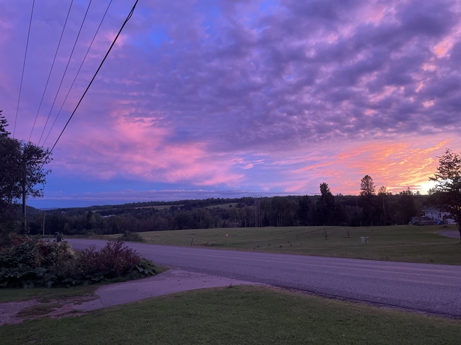 Beautiful sunset St. Almo, New Brunswick, CA