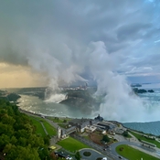 Thunderstorm over Niagara Falls