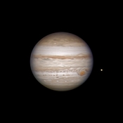Jupiter and its moon Io