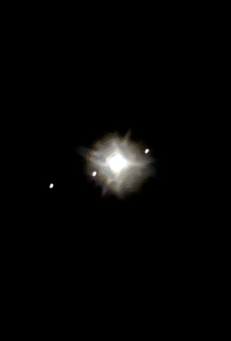 Jupiter and her moons Peterborough, Ontario, CA