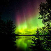 Aurora at Ojibway Provincial Park