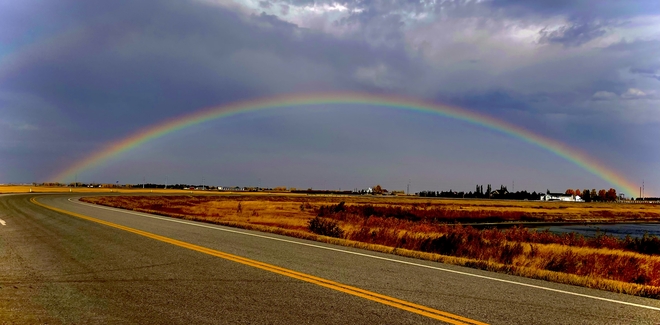 Rainbow Over High River High River, Alberta, CA
