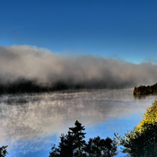 Brouillard sur le Saguenay