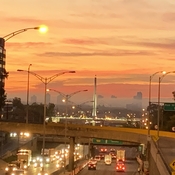 Décarie Expressway Sunrise