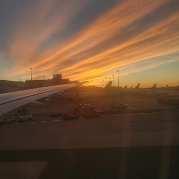 Beautiful Sunset Landing