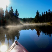 kayak , levé du jour
