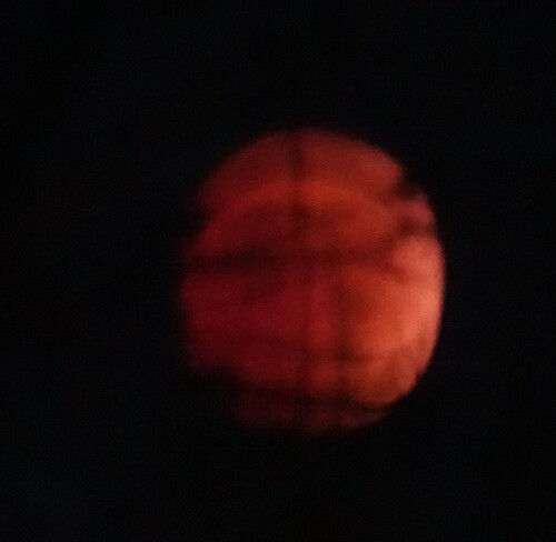 Lunar Eclipse in progress South East Oshawa, Ont