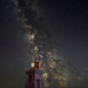 Milky Way and Lighthouse