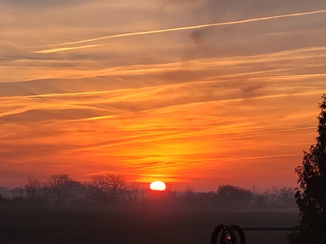 this morning sunrise Amherstburg, ON