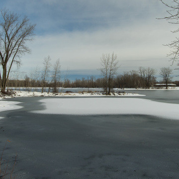 Lacs Laberge en hiver
