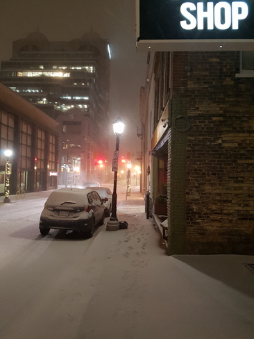 Ontario Street Snow Again Kitchener, ON