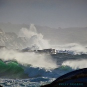 This morning's Surf at Peggy's Cove after last nights the storm