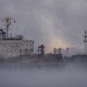 Tanker in Fog...