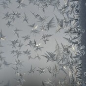 Frost on the window -20 C