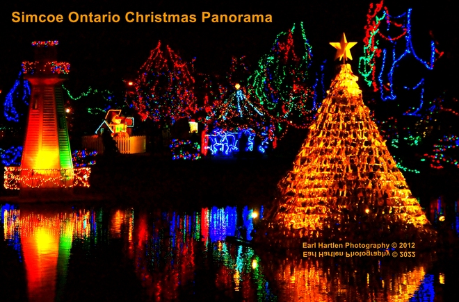 Simcoe Christmas Panorama of Lights Simcoe, Ontario