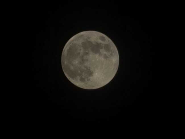 moon taken from my cell Lloydminster, AB