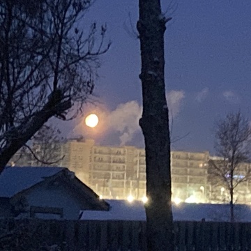 Full Moon in Winnipeg