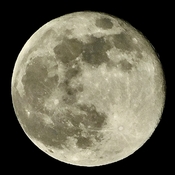 Bright, 98% Full Moon