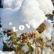 Dec 8 2022 Love in December - Heart-shaped White snow - Thornhill Iris Chong.