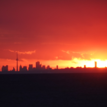 Finally we got another Sunset but well past the CN Tower