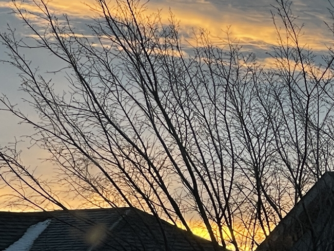 Beautiful Sun rise Edmonton, Alberta, CA