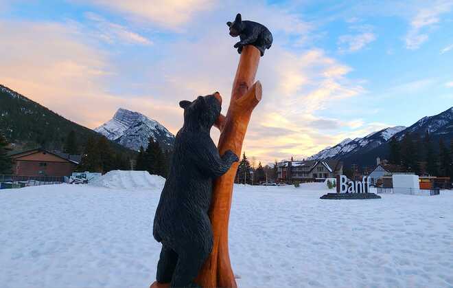Banff this Winter. Banff, AB