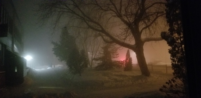 image éphémère d'une nuit d'hiver Montréal, QC