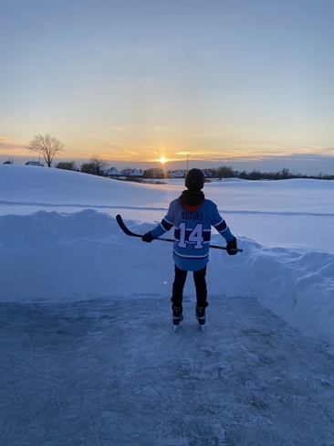 Vive le froid pour les patinoires extérieures ! Longueuil, Québec, CA