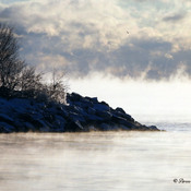 Arctic Smoke of the water