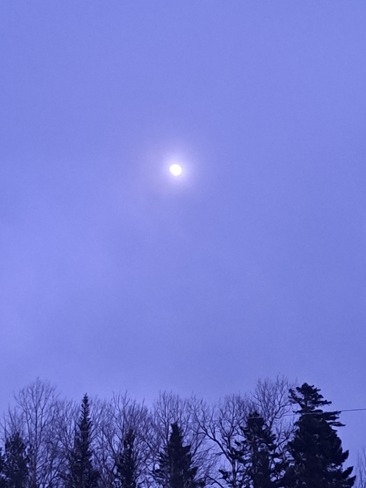 Night moon Geary, NB