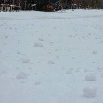 Snowballs formed