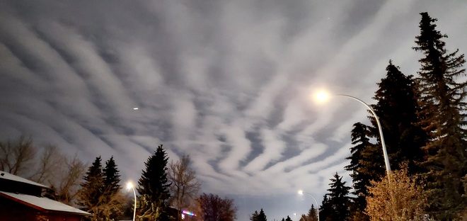 Rotor Clouds formation Sherwood Park, AB