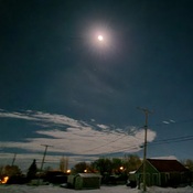 Midnight moon over Milden