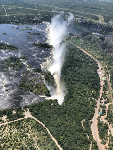 Des trombes d’eau Victoria Falls, Matabeleland North, ZW