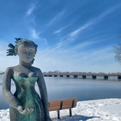 Belle sculpture rivière Richelieu (secteur Iberville)