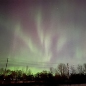 Northern lights in Waterloo Ontario Wow!