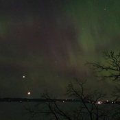 Northern Lights Over Pelican Lake
